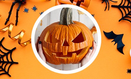 Carved pumpkin